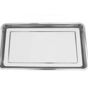 Khay inox cỡ lớn cho tủ cơm 60 x 40 x 7cm SUS 201
