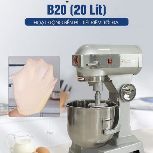 Máy trộn bột đánh trứng 20 lít truyền lực dây curoa
